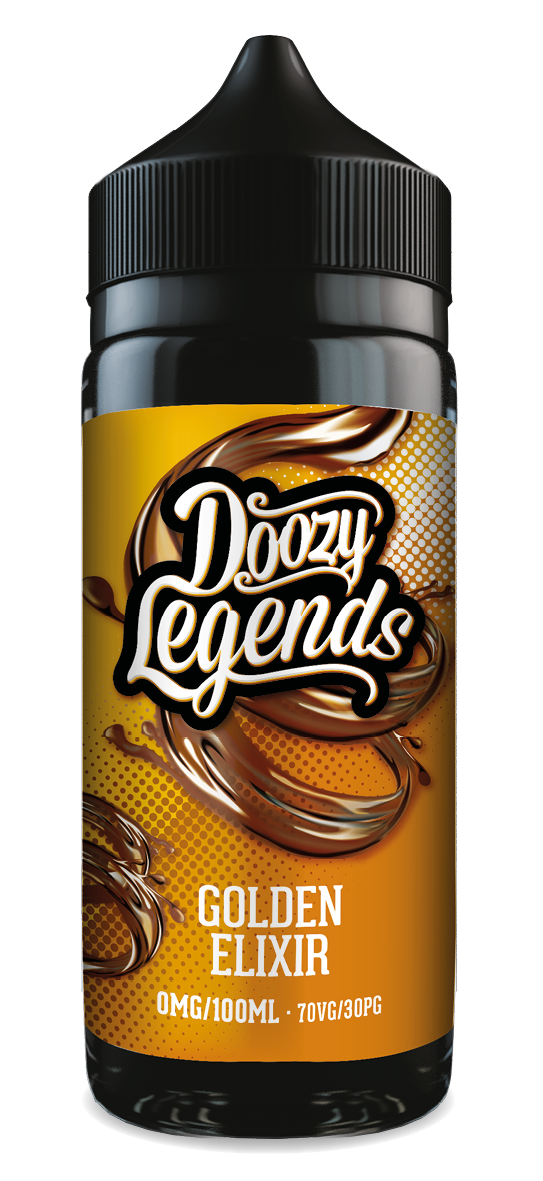 DOOZY LEGENDS GOLDEN ELIXIR SHORTFILL E-LIQUID 100ML