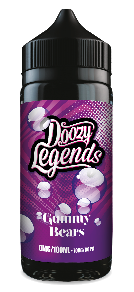 DOOZY LEGENDS GUMMY BEARS SHORTFILL E-LIQUID 100ML