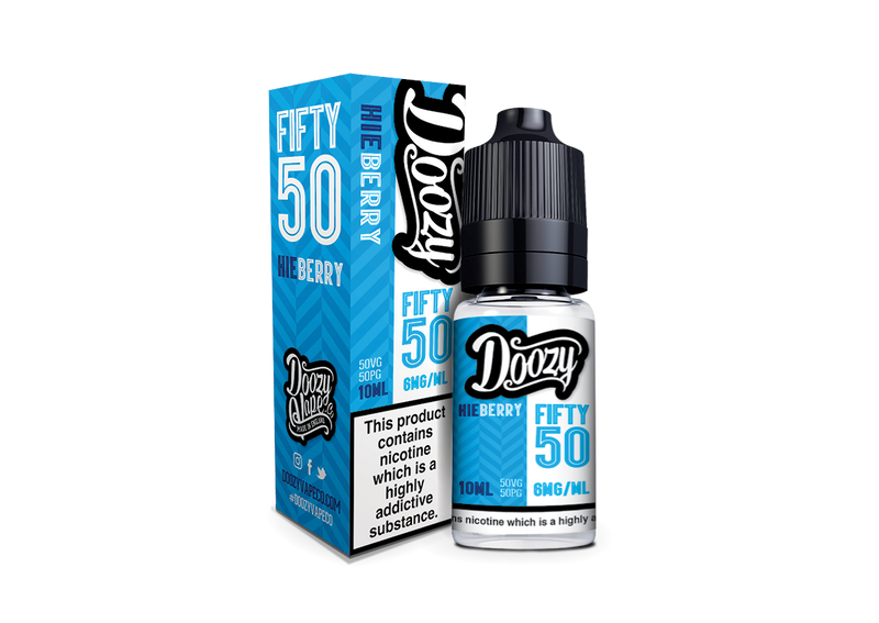 DOOZY 50:50 HIEBERRY E-LIQUID 10ML