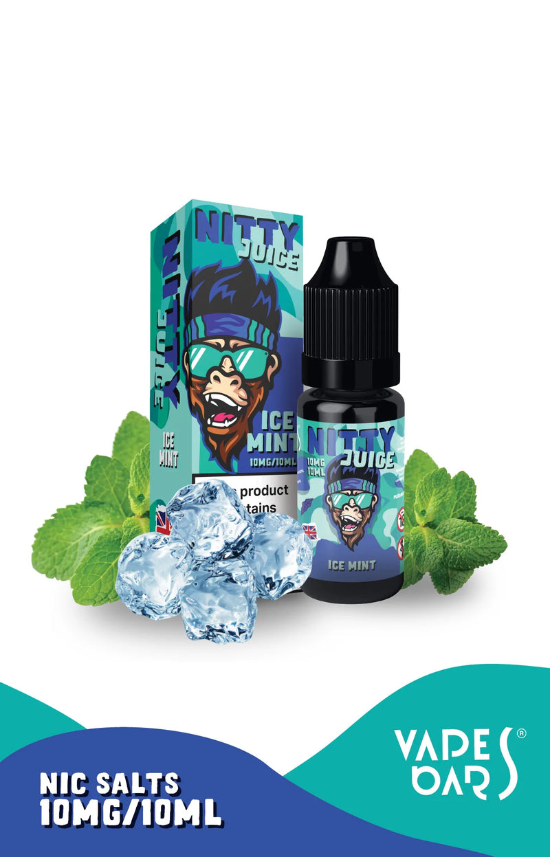 VAPES BARS NITTY JUICE ICE MINT 10mg/20mg