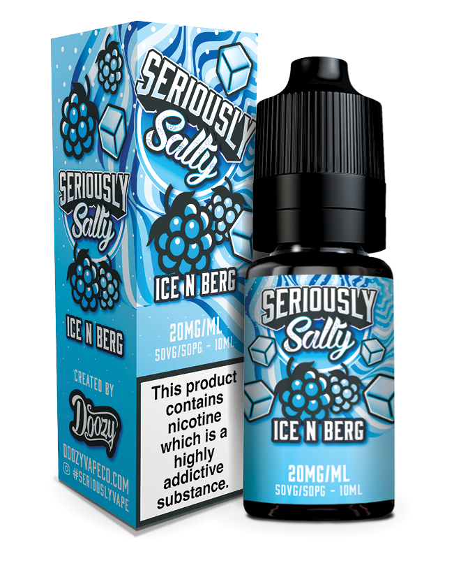 SERIOUSLY SALTY ICE N BERG NIC SALT E-LIQUID 20ML