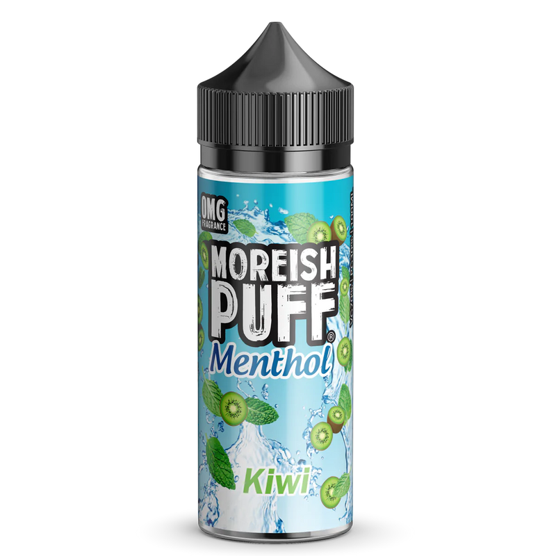 MOREISH PUFF MENTHOL KIWI SHORTFILL E-LIQUID 100ML