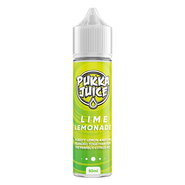 PUKKA JUICE LIME LEMONADE SHORTFILL 50ML