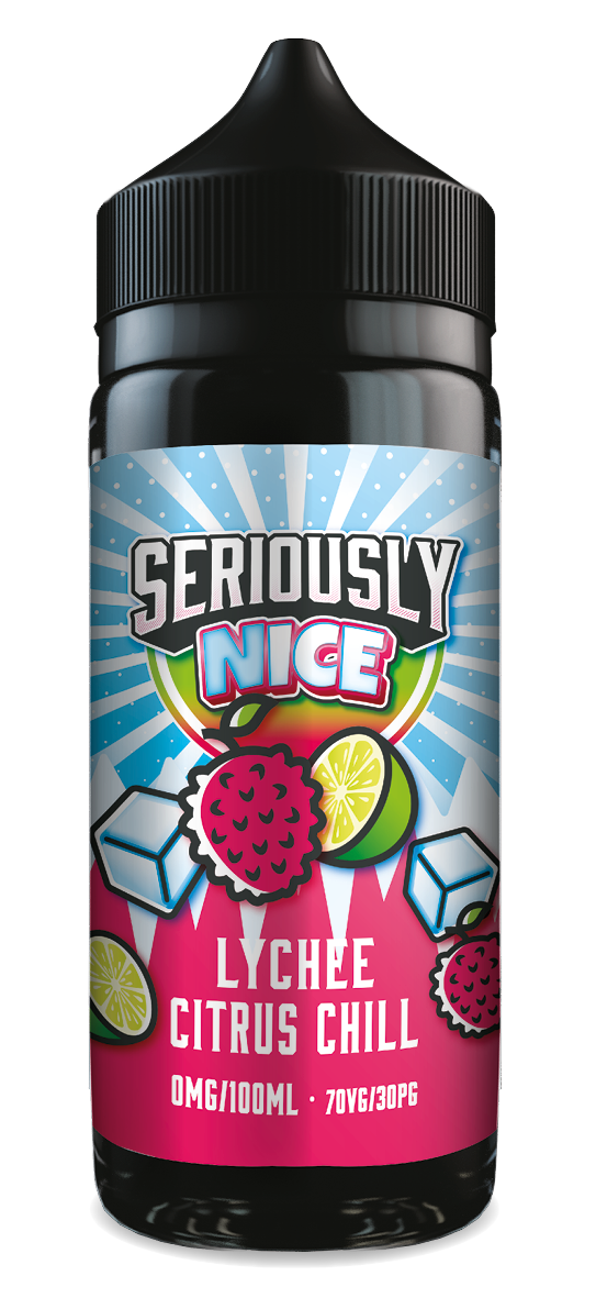 SERIOUSLY NICE LYCHEE CITRUS CHILL E-LIQUID SHORTFILL 100ML