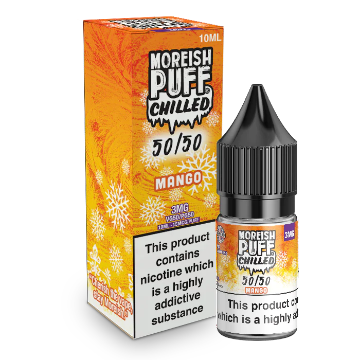 MOREISH PUFF CHILLED 50/50 MANGO E-LIQUID 10ML