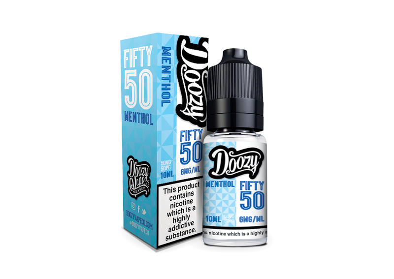 DOOZY 50:50 MENTHOL E-LIQUID 10ML