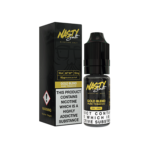 NASTY SALTS GOLD BLEND PURE TOBACCO