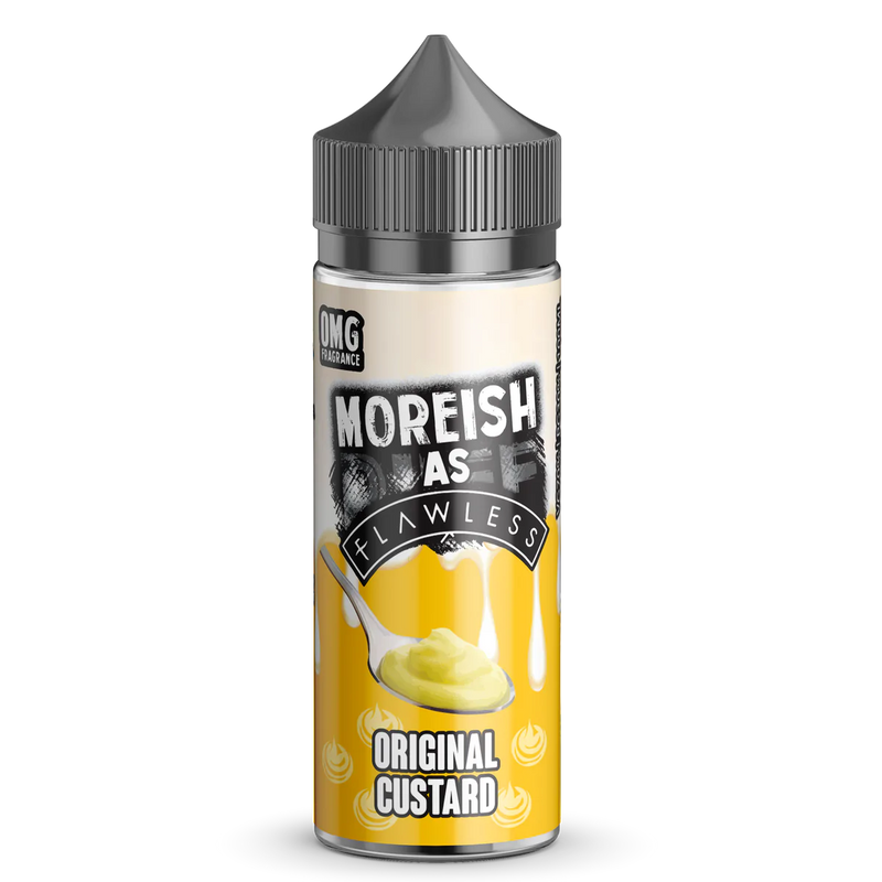 MOREISH AS FLAWLESS ORIGINAL CUSTARD SHORTFILL E-LIQUID 100ML