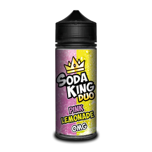 SODA KING DUO PINK LEMONADE E-LIQUID SHORTFILL 100ML