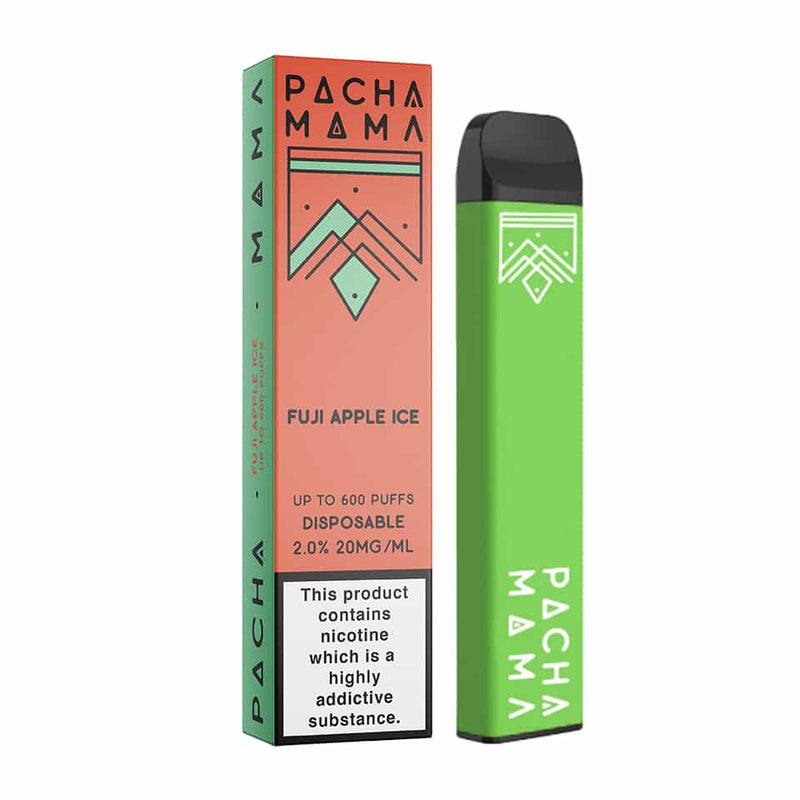 PACHA MAMA FUJI APPLE ICE DISPOSABLE VAPE 600 PUFFS