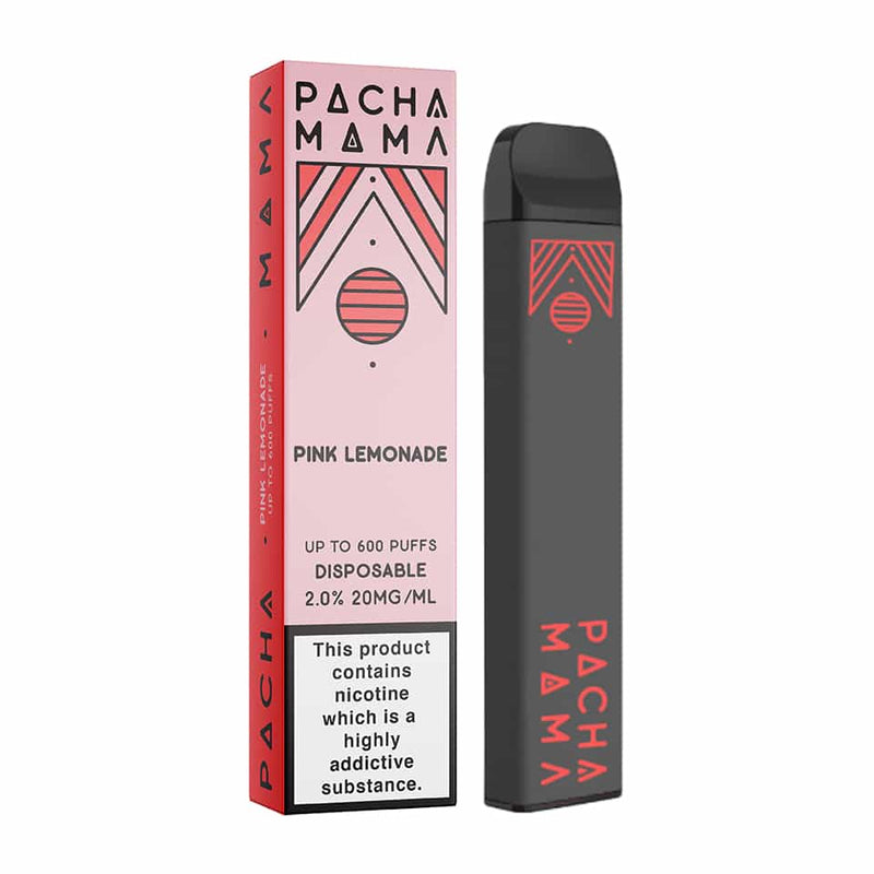 PACHA MAMA PINK LEMONADE DISPOSABLE VAPE 600 PUFFS