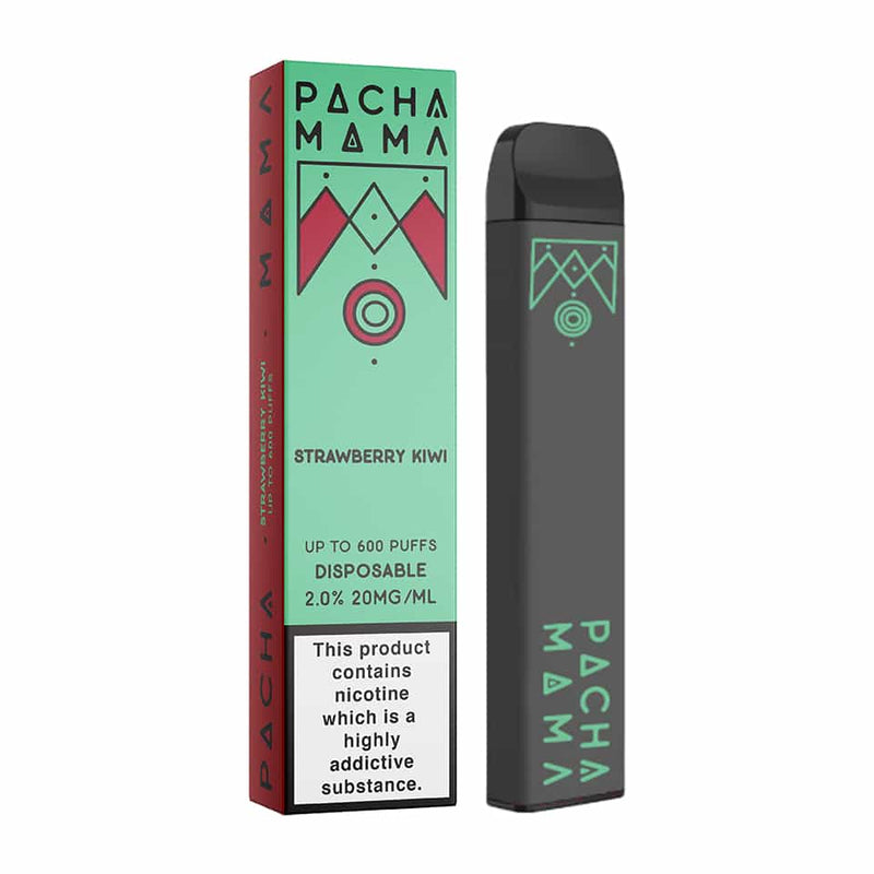 PACHA MAMA DISPOSABLE VAPE STRAWBERRY KIWI 600 PUFFS