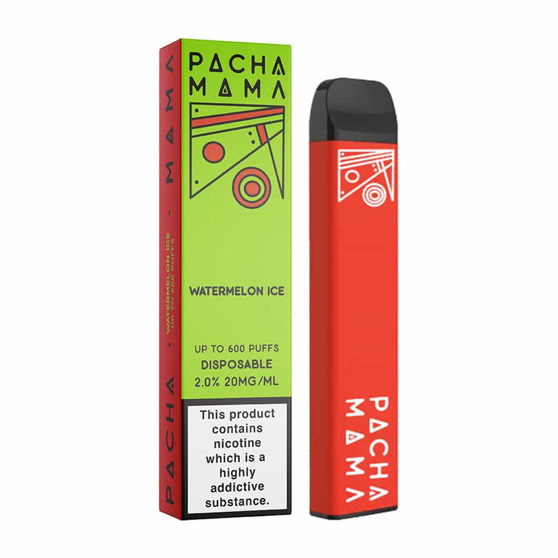 PACHA MAMA DISPOSABLE VAPE WATERMELON ICE 600 PUFFS