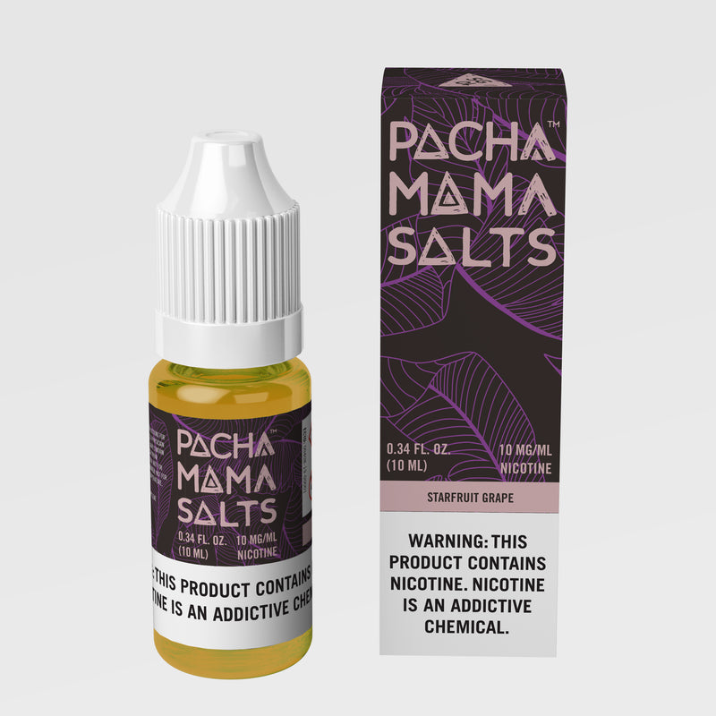 PACHAMAMA STARFRUIT GRAPE NICOTINE SALT E-LIQUID 10ML