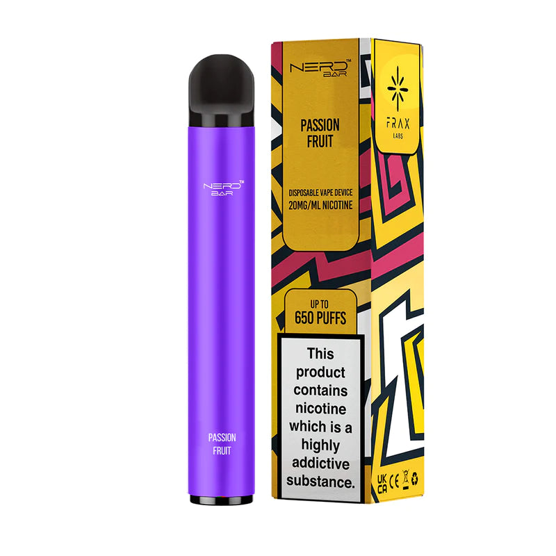 NERD BAR PASSION FRUIT DISPOABLE VAPE