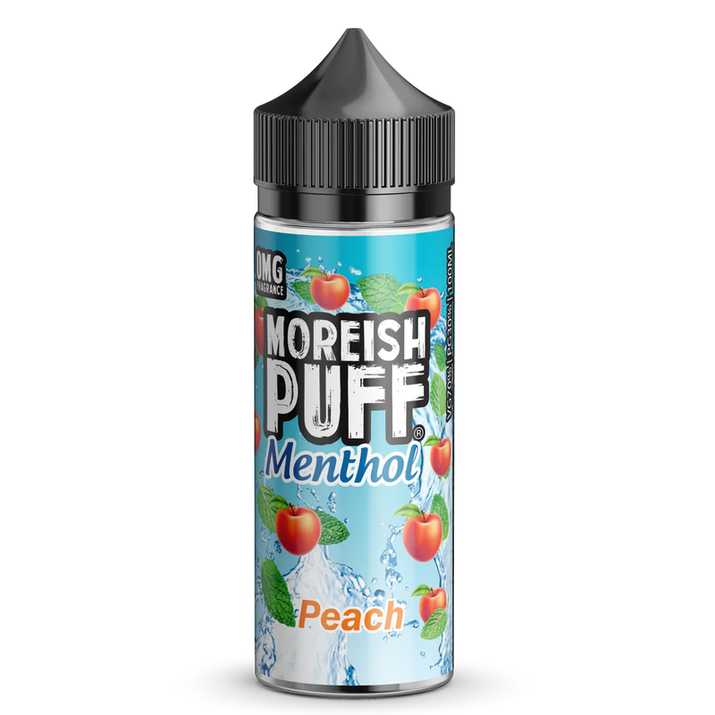 MOREISH PUFF MENTHOL PEACH SHORTFILL E-LIQUID 100ML