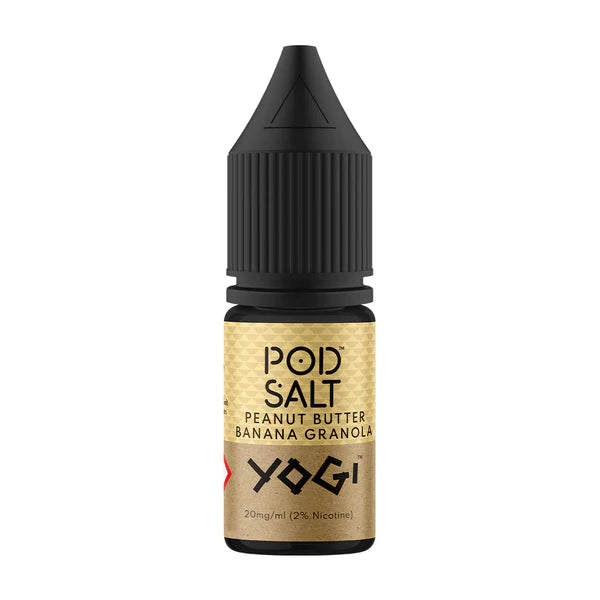 POD SALT FUSIONS YOGI PEANUT BUTTER BANANA GRANOLA NIC SALT E-LIQUID 10ML