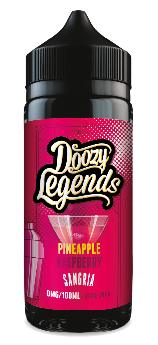 DOOZY PINEAPPLE RASPBERRY SANGRIA SHORTFILL E-LIQUID 100ML