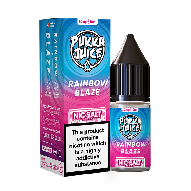 PUKKA JUICE RAINBOW BLAZE NIC-SALT 10ML