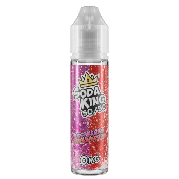 SODA KING 50/50 SHARP RASPBERRY STRAWBERRY SHORTFILL E-LIQUID 50ML