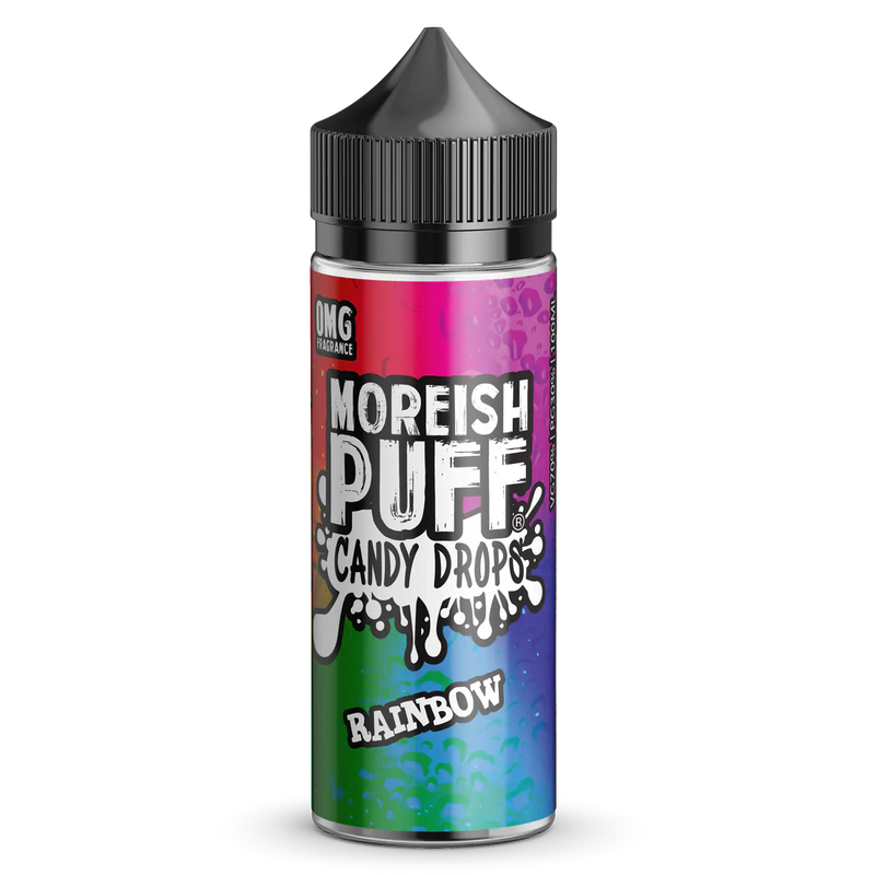 MOREISH PUFF CANDY DROPS RAINBOW SHORTFILL E-LIQUID 100ML