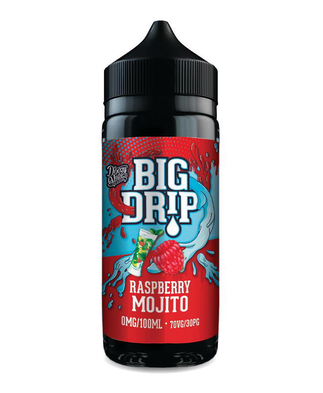 BIG DRIP RASPBERRY MOJITO E-LIQUID SHORTFILL 100ML