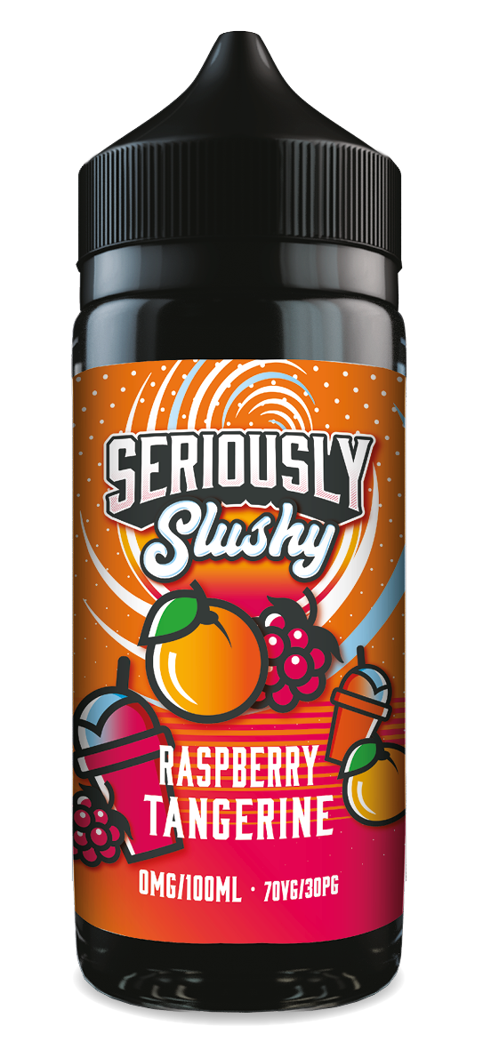 SERIOUSLY SLUSHY RASPBERRY TANGERINE SHORTFILL E-LIQUID 100ML