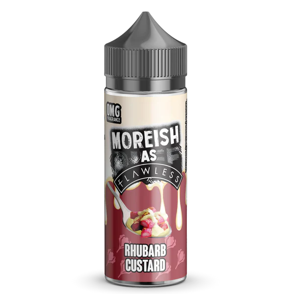 MOREISH AS FLAWLESS RHUBARB CUSTARD SHORTFILL E-LIQUID 100ML