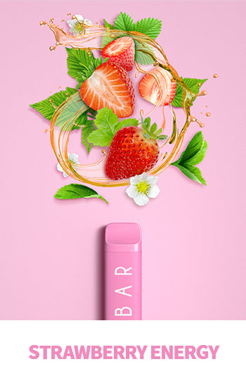 ELF BAR NC600 STRAWBERRY ENERGY 600 PUFFS