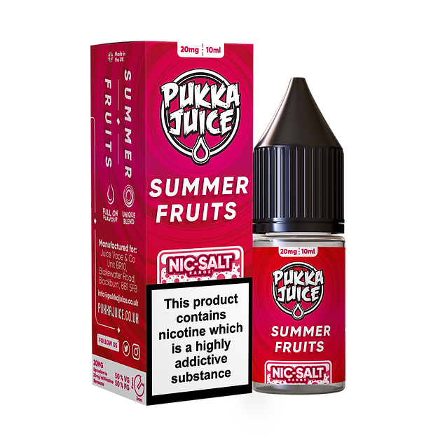 PUKKA JUICE SUMMER FRUITS NIC-SALT 10ML