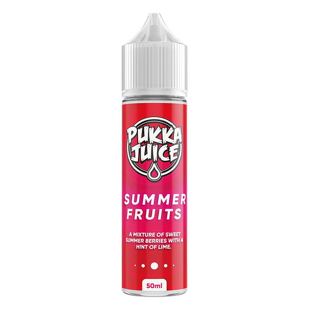 PUKKA JUICE SUMMER FRUITS SHORTFILL 50ML