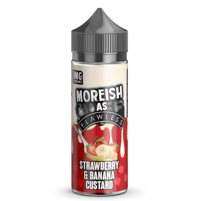 MOREISH AS FLAWLESS STRAWBERRY & BANANA SHORTFILL E-LIQUID 100ML