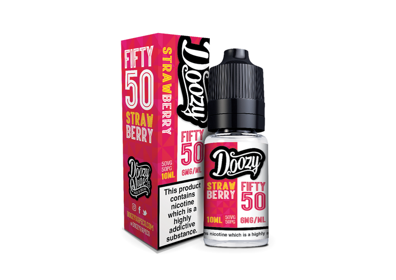 DOOZY 50:50 STRAWBERRY E-LIQUID 10ML