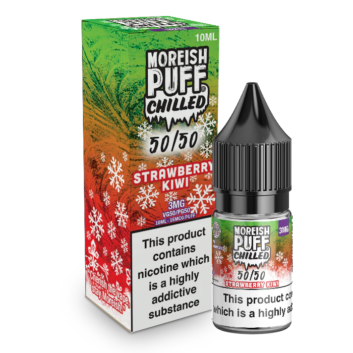 MOREISH PUFF CHILLED 50/50 STRAWBERRY KIWI E-LIQUID 10ML