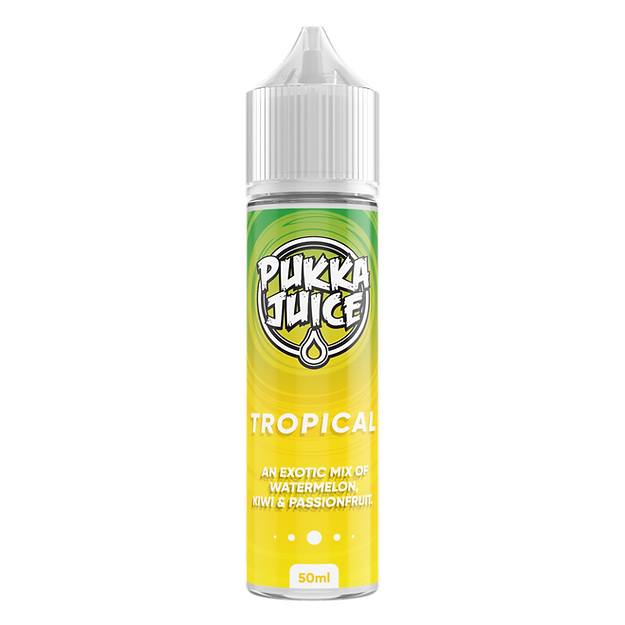 PUKKA JUICE TROPICAL SHORTFILL 50ML