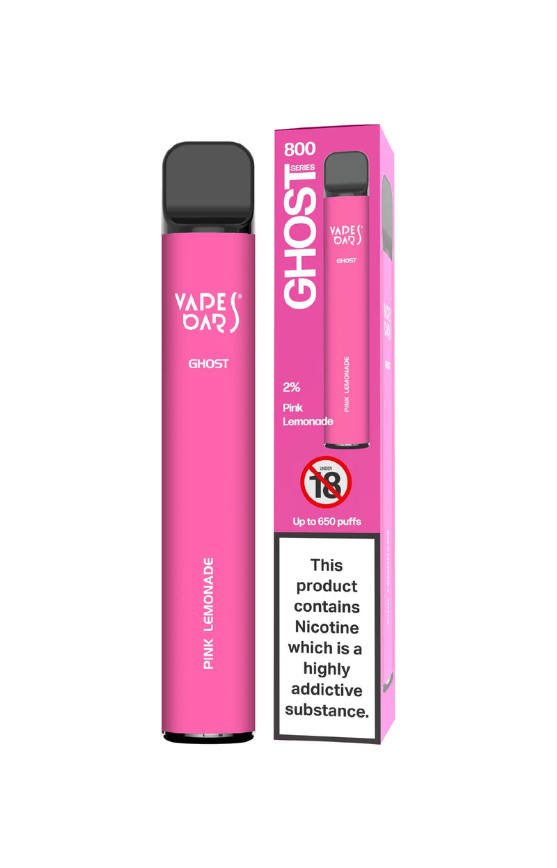 VAPES BARS GHOST PINK LEMONADE DISPOSABLE VAPE