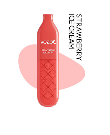 VOZOL ALIEN 2 STRAWBERRY ICE CREAM Flavor Disposable Kit 600 puffs