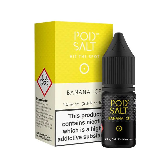 POD SALT CORE BANANA ICE NIC SALT E-LIQUID 10ML