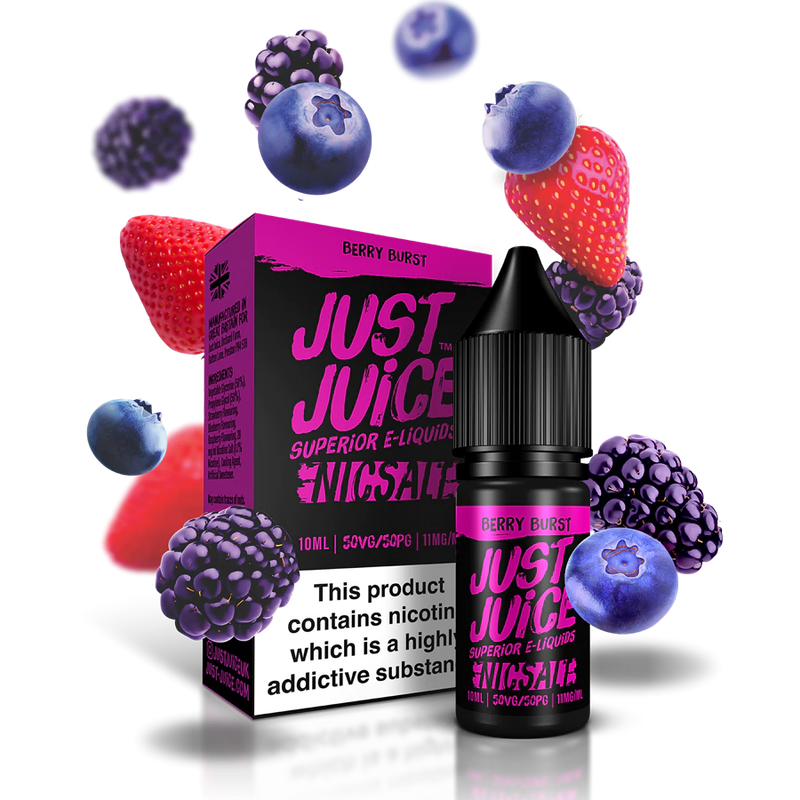 JUST JUICE BERRY BURST NIC SALT E-LIQUID 10ML