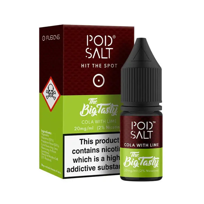 POD SALT FUSIONS COLA WITH LIME NIC SALT E-LIQUID 10ML