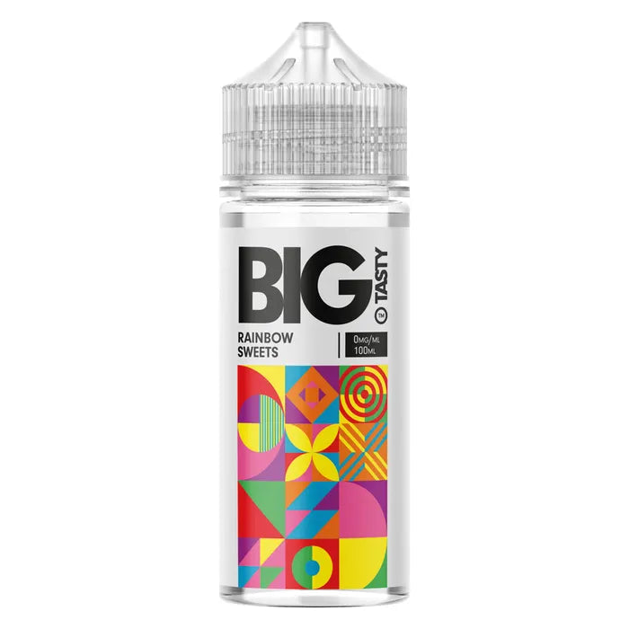 THE BIG TASTY CANDY RUSH RAINBOW SWEETS SHORTFILL E-LIQUID 100ML