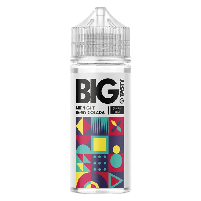 THE BIG TASTY EXOTIC MIDNIGHT BERRY COLADA SHORTFILL E-LIQUID 100ML