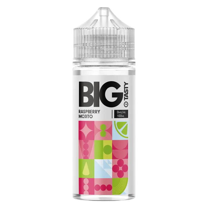 THE BIG TASTY JUICED RASPBERRY MOJITO SHORTFILL E-LIQUID 100ML