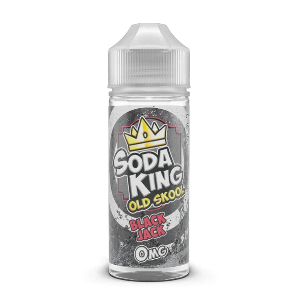 SODA KING OLD SCHOOL BLACK JACK E-LIQUID SHORTFILL 100ML