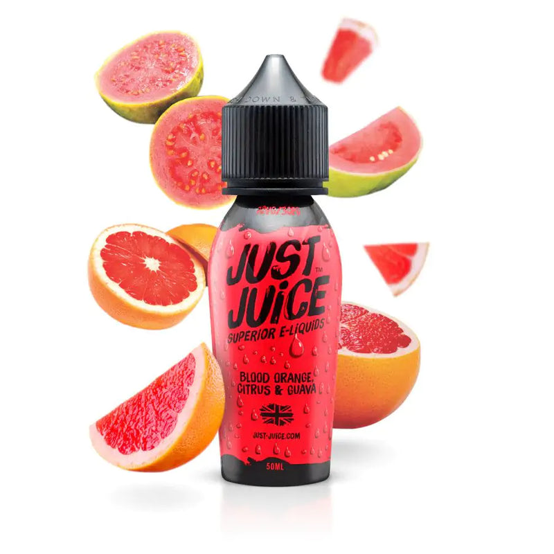 JUST JUICE BLOOD ORANGE CITRUS & GUAVA SHORTFILL E-LIQUID 50ML