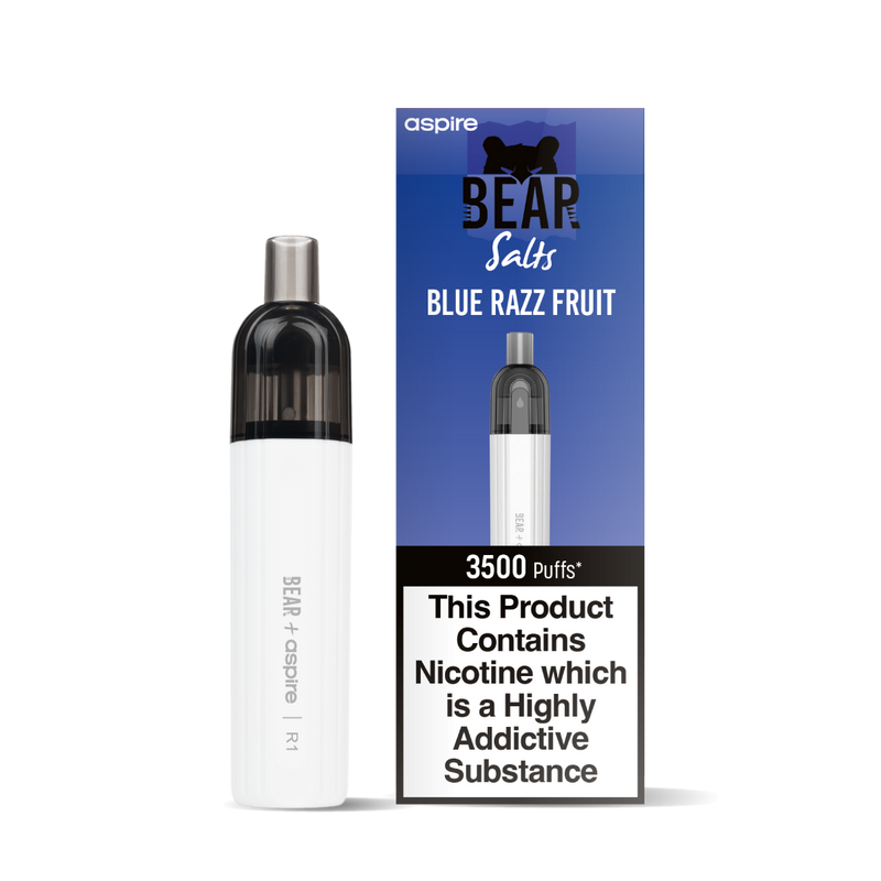 BEAR+ ASPIRE R1 BLUE RAZZ FRUIT DISPOSABLE