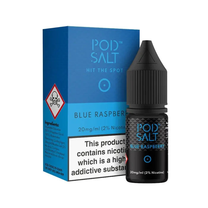 POD SALT CORE BLUE RASPBERRY NIC SALT E-LIQUID 10ML