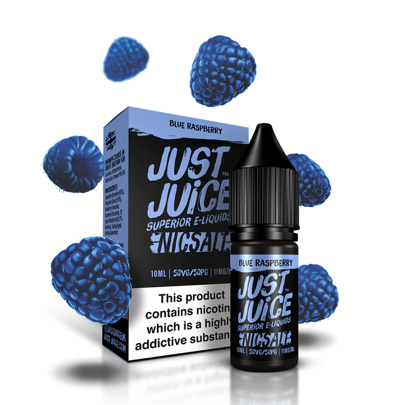 JUST JUICE BLUE RASPBERRY NIC SALT E-LIQUID 10ML