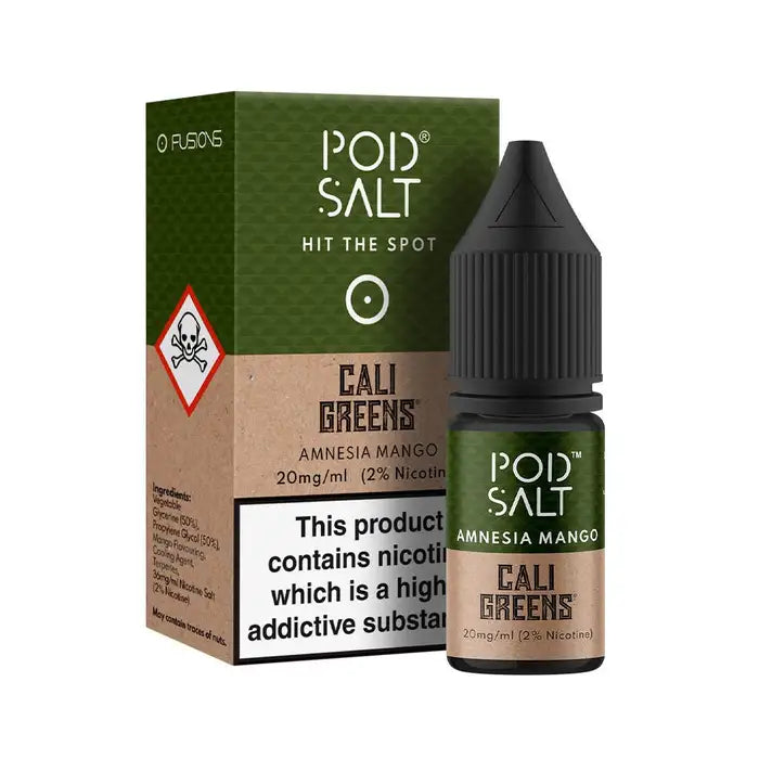 POD SALT FUSIONS AMNESIA MANGO NIC SALT E-LIQUID 10ML