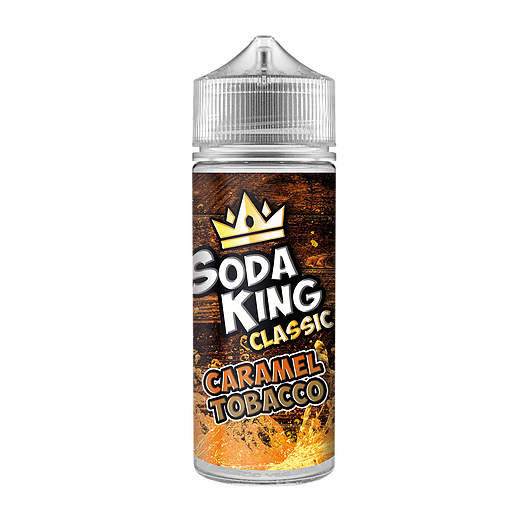 SODA KING CLASSIC CARAMEL TOBACCO E-LIQUID SHORTFILL 100ML